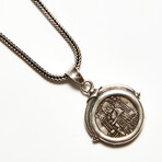 Medieval Venice, Italy // 1289-1311 AD Silver Coin Pendant