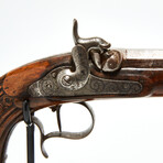 Antique Belgian Octagonal Barrel Pistol // Mid 1800's