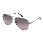 Prada // Men's Aviator PR63XS 5AV09G Polarized Sunglasses // Gunmetal + Polar Gray Gradient