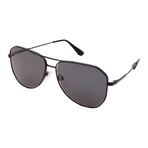 Men's // Prada - PR63XS 1AB731 Aviator Sunglasses // Black + Gray