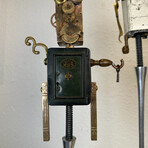 Robot Trio Clock And Thermometer