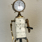 Robot Trio Clock And Thermometer