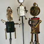 Robot Trio Clock And Thermometer