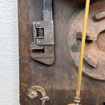 Newport Wall Clock And Lamp