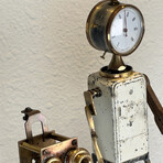 Robot Trio Clock And Thermometer