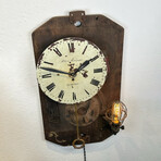 Newport Wall Clock And Lamp