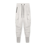 0437. TETRA-LITE™ Cargo High Rib Jogger // Stone (S)