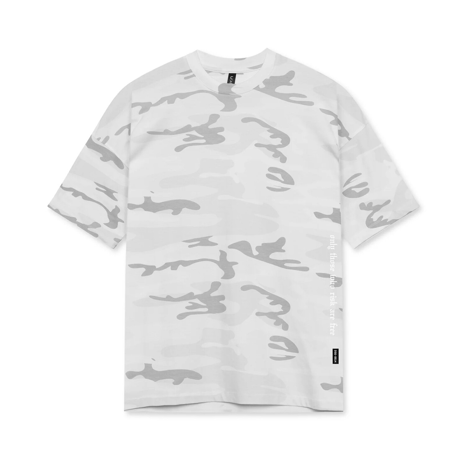 0514. CottonPlus™ Oversized Tee // White Camo (M) - ASRV - Touch