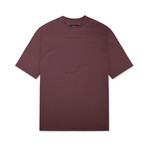 0514. CottonPlus™ Oversized Tee // Plum (S)