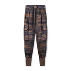 0437. TETRA-LITE™ Cargo High Rib Jogger // Rust Camo (S)