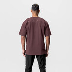 0514. CottonPlus™ Oversized Tee // Plum (S)