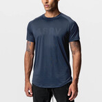 0660. Silver-Lite™ 2.0 Established Tee // Navy "ASRV" (S)