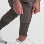 0437. TETRA-LITE™ Cargo High Rib Jogger // Deep Taupe (S)