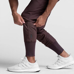 0477. TETRA-LITE™ High Rib Jogger // Faded Plum (S)
