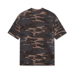 0514. CottonPlus™ Oversized Tee // Rust Camo (S)