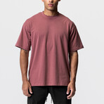 0514. CottonPlus™ Oversized Tee // Red Earth (S)