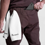 0477. TETRA-LITE™ High Rib Jogger // Faded Plum (S)