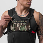 0711. Cordura® Lightweight Chest Pack // Woodland Camo (One Size)