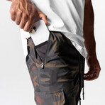 0437. TETRA-LITE™ Cargo High Rib Jogger // Rust Camo (S)