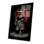 Bushido Samurai Attack Ready Print on Acrylic Glass // Cornel Vlad (16"W x 24"H x 0.25"D)