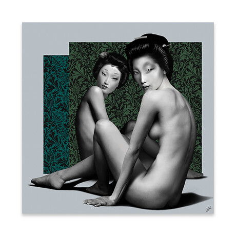 Geishas Print // Alain Magallon (24"H x 24"W x 0.25"D)