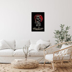 Bushido Samurai Attack Ready Print on Acrylic Glass // Cornel Vlad (16"W x 24"H x 0.25"D)