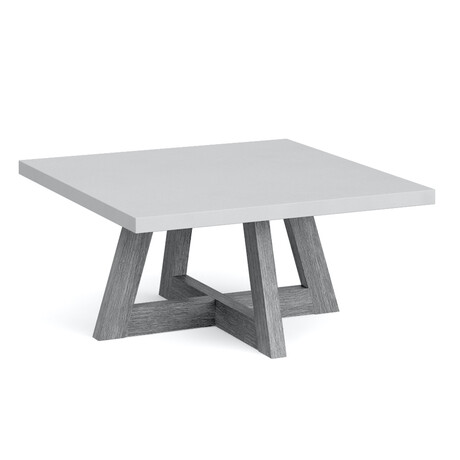 Largo Concrete Square Coffee Table // 39"