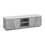 Largo Concrete Media TV Stand // 87"