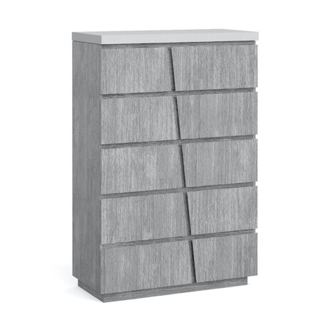 Largo Concrete 5 Drawer Chest