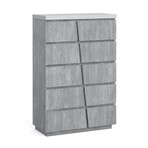 Largo Concrete 5 Drawer Chest