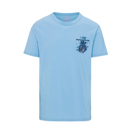 Watercolor Spirits Graphic T-Shirt // Sky Blue (S)