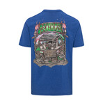 Tiki Bar Graphic T-Shirt // Sodalite Blue (S)