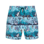 Killa Sharks Shorts // Sky Blue (S)