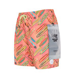 Pyscho Longboard Shorts // Sun Kissed Coral (S)