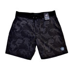 Tribal Fish Crew Board Shorts // Obsidian (30)