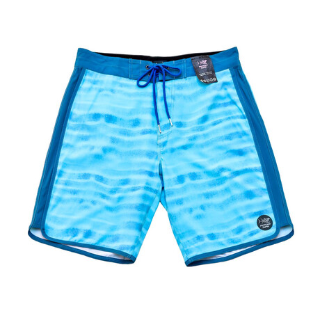 Watercolor Waves Board Shorts // Blue Radiance (28)