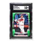 Shohei Ohtani // 2023 Bowman Green Pattern // Limited Edition #15/99 // SGC 10 Gem Mint