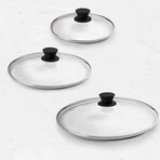 Cast Iron Skillet Set + Lids // Set of 3