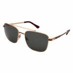 Persol // Men's PO2487S 110958 Sunglasses // Gold + Havana + Polar Green