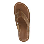 Norris Laser-Weave Thong // Tan (US: 12.5)