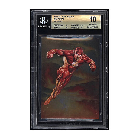 1995 DC Pepsi Mexico Metallicas #8 Flash BGS 10 Pristine