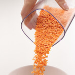 Podium Storage Jar Set with Stand // Set of 5 (Gray)