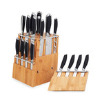 21-Piece Knife Set + Detachable Steak Knife Blocks