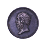 1824 Greece Academy of Juvenile Studies Ag Medal Alex C. Maitland // PCGS Certified SP62