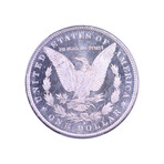 1879-S Morgan Silver Dollar // PCGS Certified MS63 DMPL // Deluxe Collector's Pouch