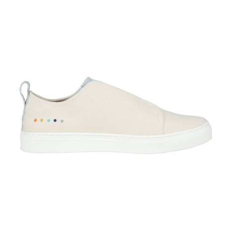 Unisex Recycled Canvas Slip-On Sneaker // Cream + Gray (Euro: 38 ...