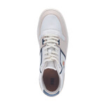 Unisex "Apple Leather" Vegan Sneakers // Beige + Navy (Euro: 39)