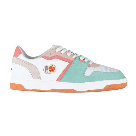 Unisex "Apple Leather" Vegan Sneakers // Mint + Salmon (Euro: 35)