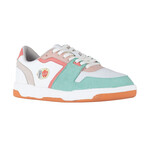 Unisex "Apple Leather" Vegan Sneakers // Mint + Salmon (Euro: 42)