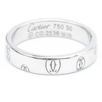 Cartier // 18k White Gold Happy Birthday Ring // Ring Size: 5.25 // Store Display